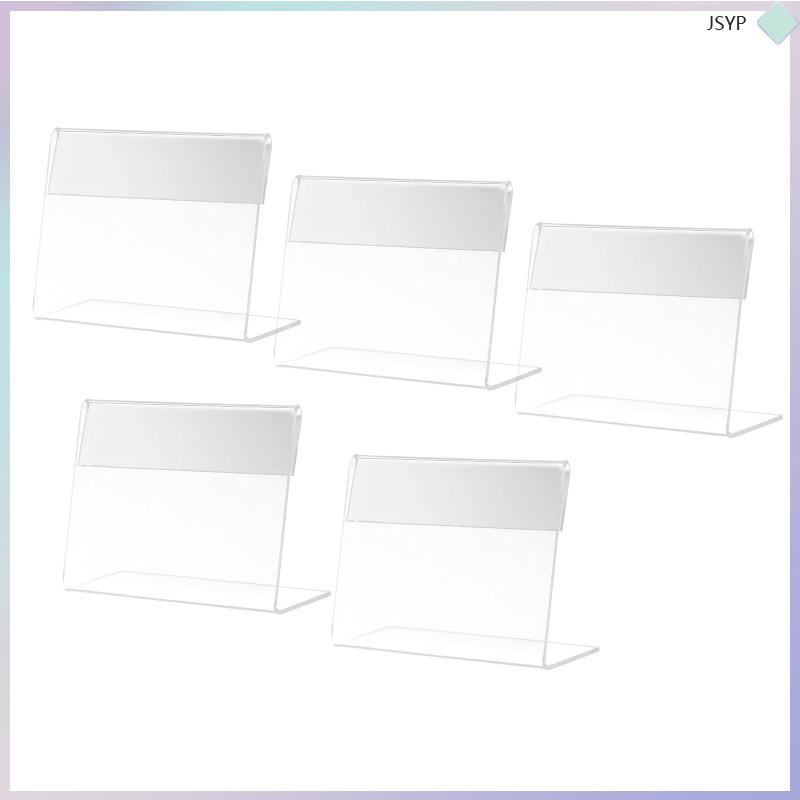 5 Pcs Retail Display Deck Cards Desktop Stand Food Labels Meeting Price ...