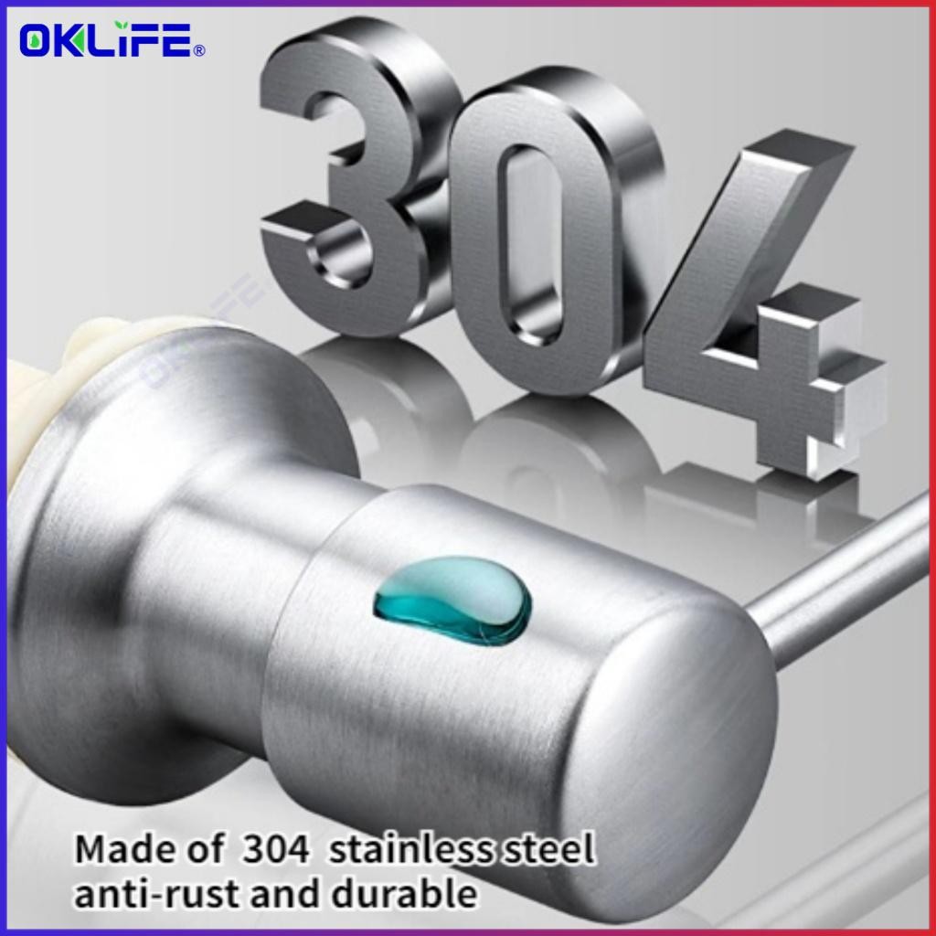 SUS304 Stainless Steel Liquid Soap Dispenser Bracket Extension Tube Kit Kitchen Sink Washer Dispenser view 7