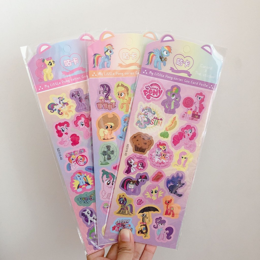 Painting Sticker My Little Pony Sticker Sheet / Per Sheet Cutting ...