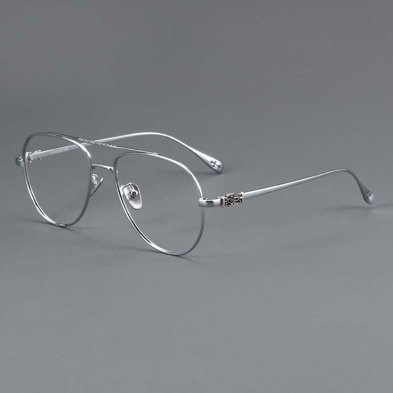 Ultra Light Optical Glasses Frame Retro Titanium Eyewear Men Women ...