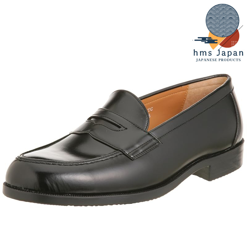 Haruta Men's Business Loafers 3E Synthetic Leather Model 6778