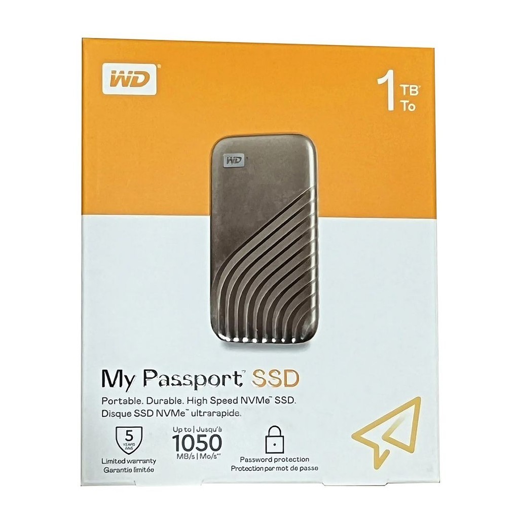 WD 1TB My Passport USB C Portable SSD Rose Gold for iPhone 15 PC Mac Shopee Singapore