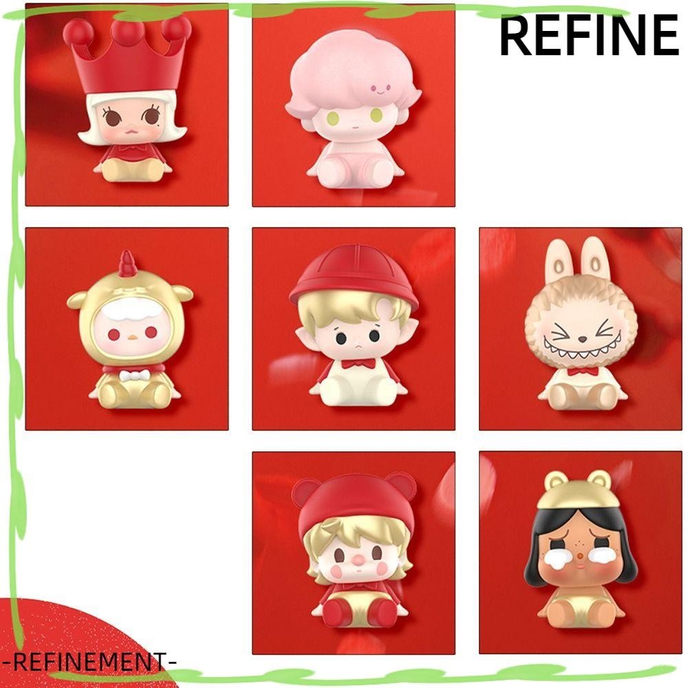 REFINEMENT Anime Cartoon Figure Model, Sitting Posture Series POPMART ...