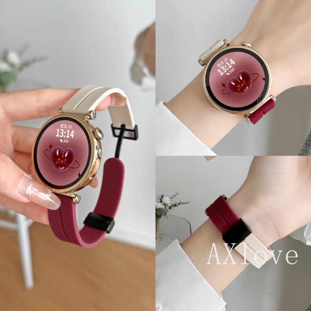 20mm 22mm Strap for Samsung Galaxy Watch Ultra 47mm Classic Pro  Active 40/44mm Silicone Bracelet Huawei Watch GT 4-2-2e-3-3 Pro Band