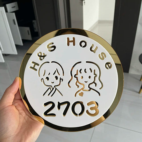 Customised Unit Sign door sign door unit number house number plate unit ...