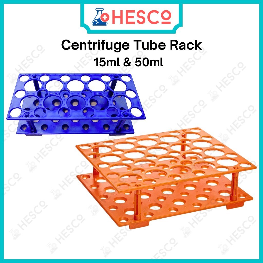 Centrifuge Tube Rack 15ml 50ml Plastic Test Tube Rack Detachable Dark ...