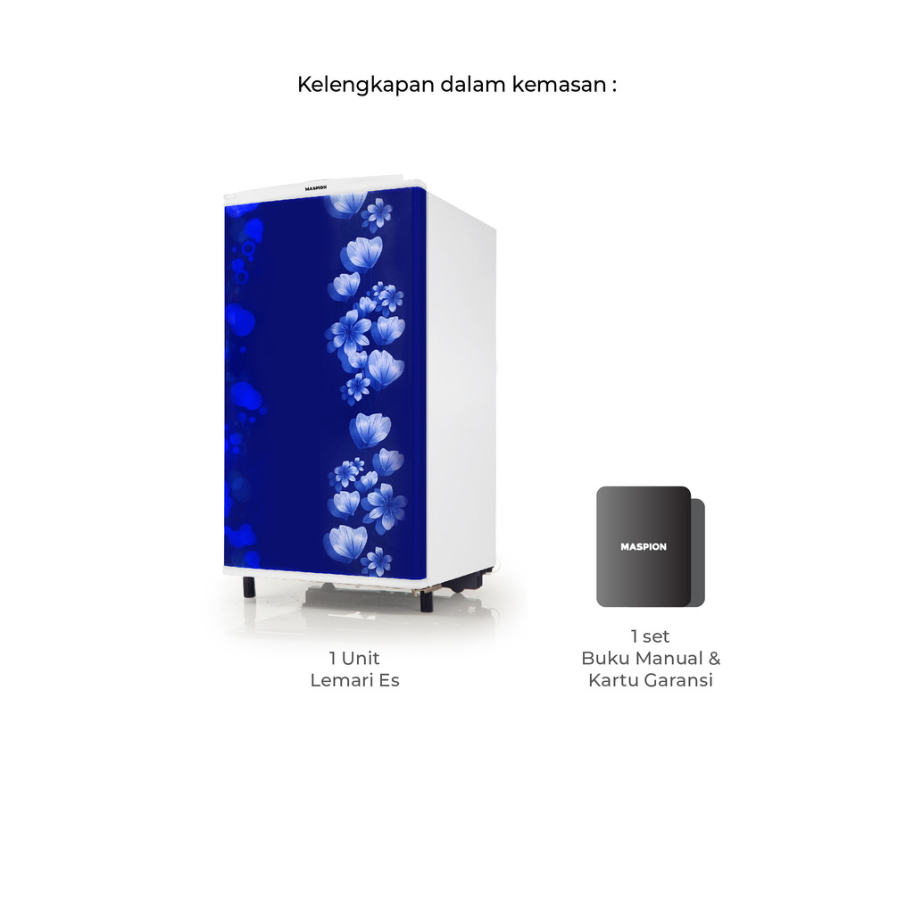 Maspion Kulkas Refrigerator Lemari ES 168 Liter URG-168 FM BP - Gambar 4