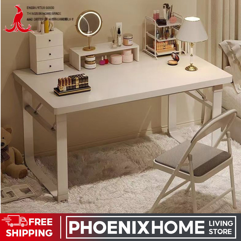 Folding Table Computer Desk Study Desk Dressing Table Simple Study Room ...