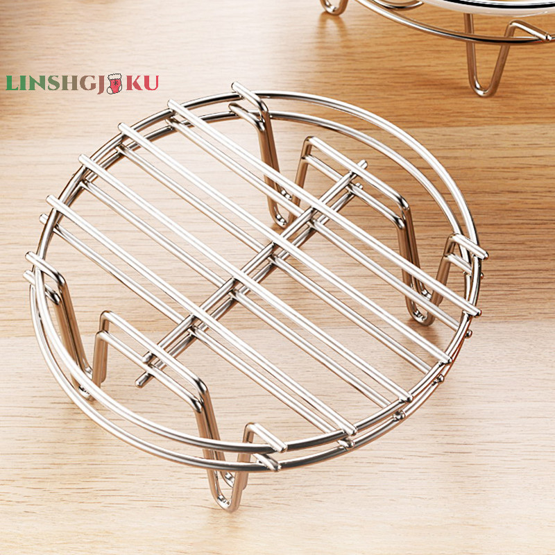 [linshgjkuS] Stainless Steel Cookware Steamer Rack Cooking Baking Pot ...