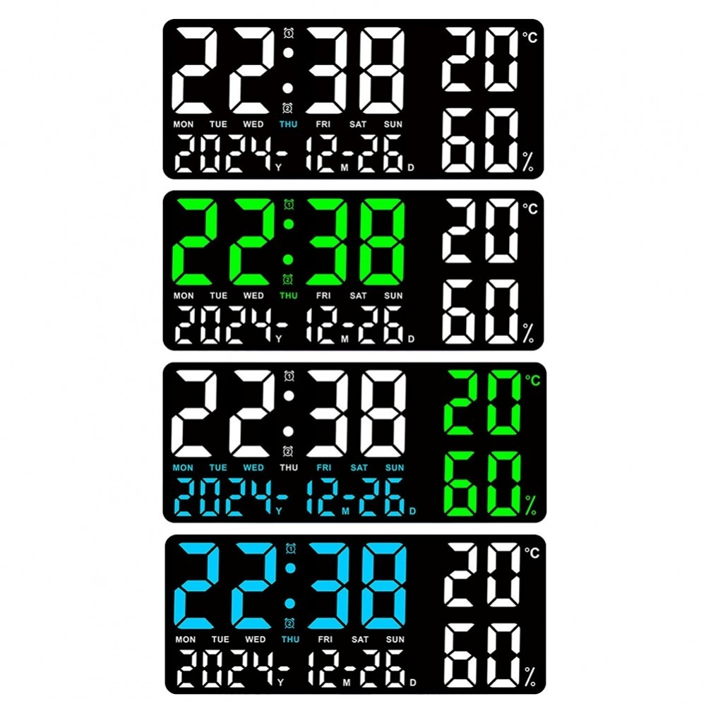 Innovative Digital Wall Clock Featuring Stopwatch Countdown Timer ...