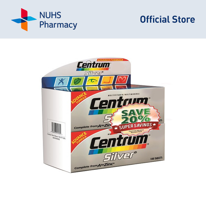 Centrum Silver Advance 2x100s [NUHS Pharmacy] | Shopee Singapore