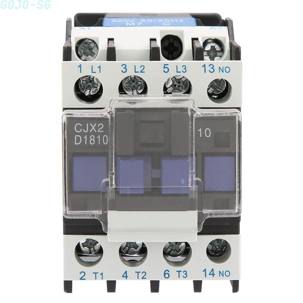 AC Contactor AC 220V Distribution Motor Starter Relay Plate Front ...