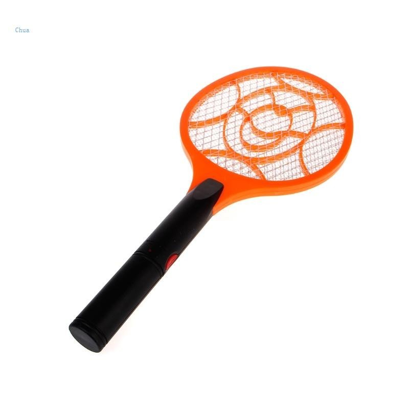 Chua 3 Layers Net Dry Cell Hand Racket Electric Swatter Home Zapper ...