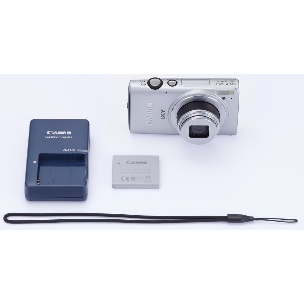 Canon Digital Camera IXY 620F (Silver) Wide Angle 24mm Optical 10x
