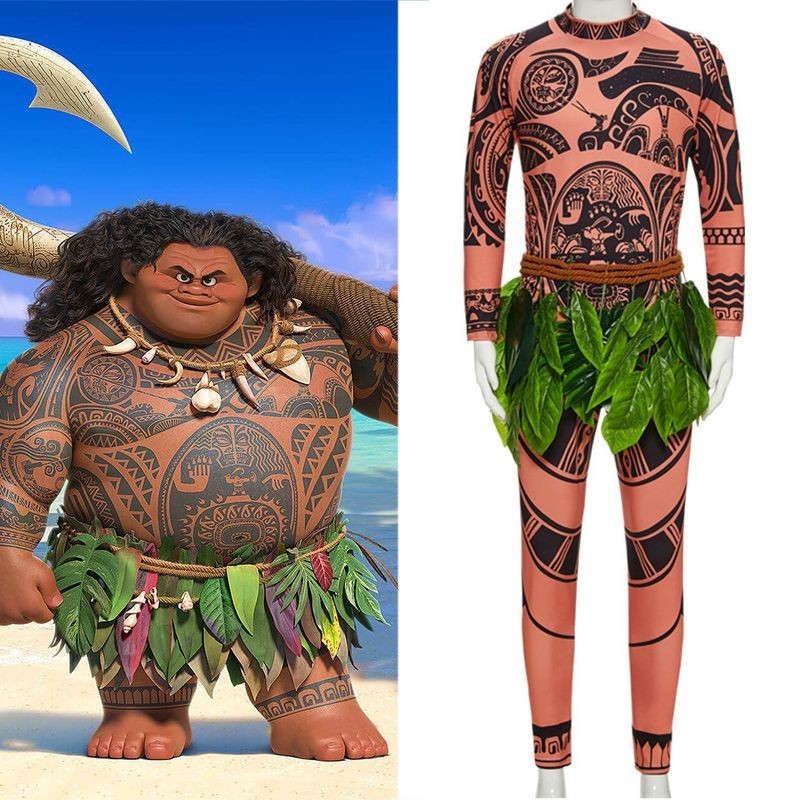 Moana Maui cosplay costumes Moana Maui Costume Children Funny Moana ...