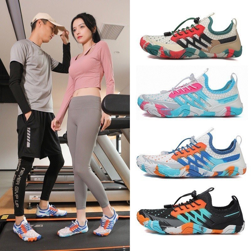 Ready Stock Indoor Fitness Shoes Men Women Skipping Rope Shoes Deadlift Treadmill Shoes Shock Absorption Gym Dedicated Anti slip Compre RH3X Shopee Singapore