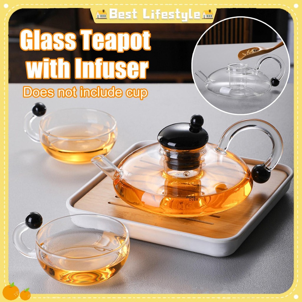 Glass Teapot with Infuser Glass Electric Kettle Glass Tea Kettle with ...