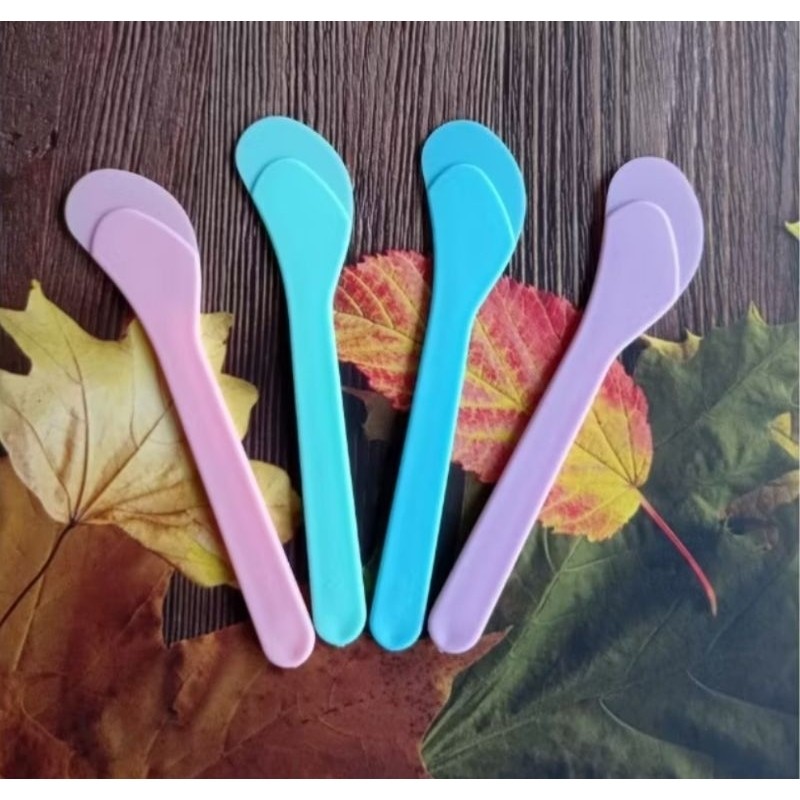 1PCS Spatula Sendok Cream Masker Alat Perawatan Wajah Pengaduk Mask Warna Pastel Serbaguna A283 - Gambar 2
