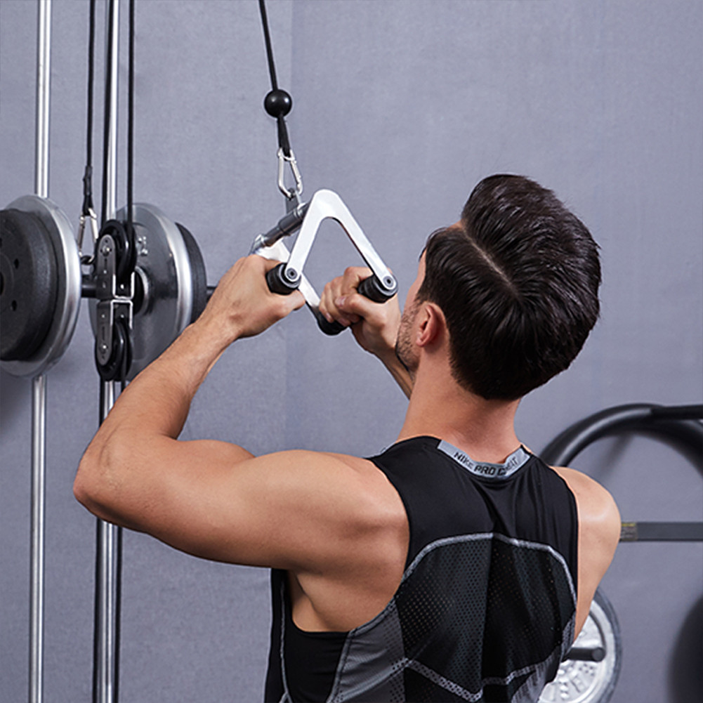 Double V Rowing Handle Fitness Pull Down Handle Double V Handle Cable ...