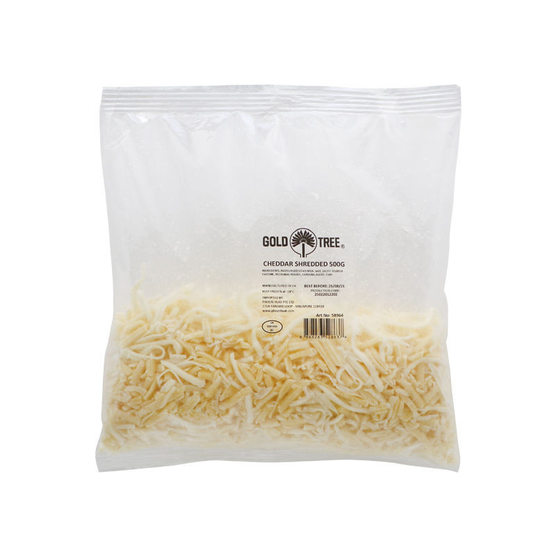 Cheese Cheddar Shredded/Goldtree (Carton x12Packets x500G) | Shopee ...