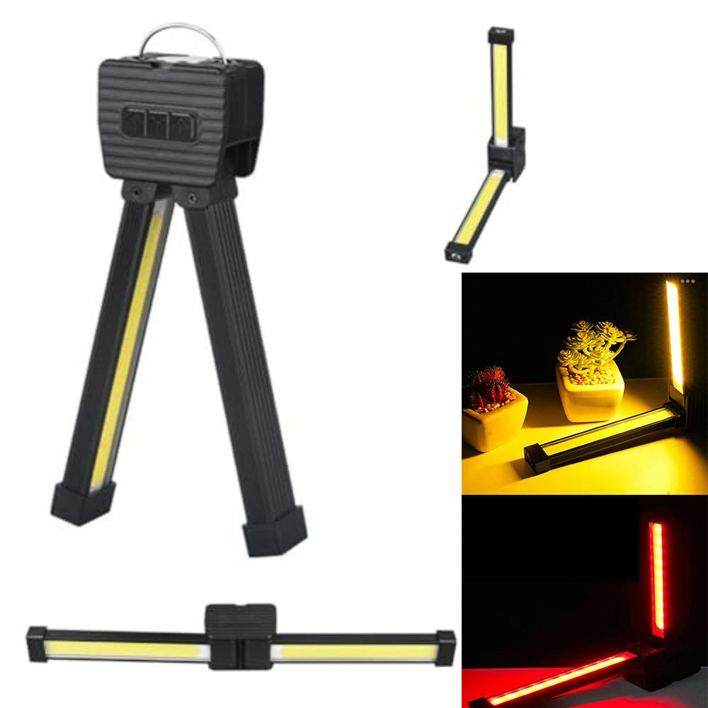 CLIUNT Gym Lamp Posa LED 7 Luminosità Con Magnete E Gancio, Angolo 180° Impermeabile Per Fitness Campeggio - 3