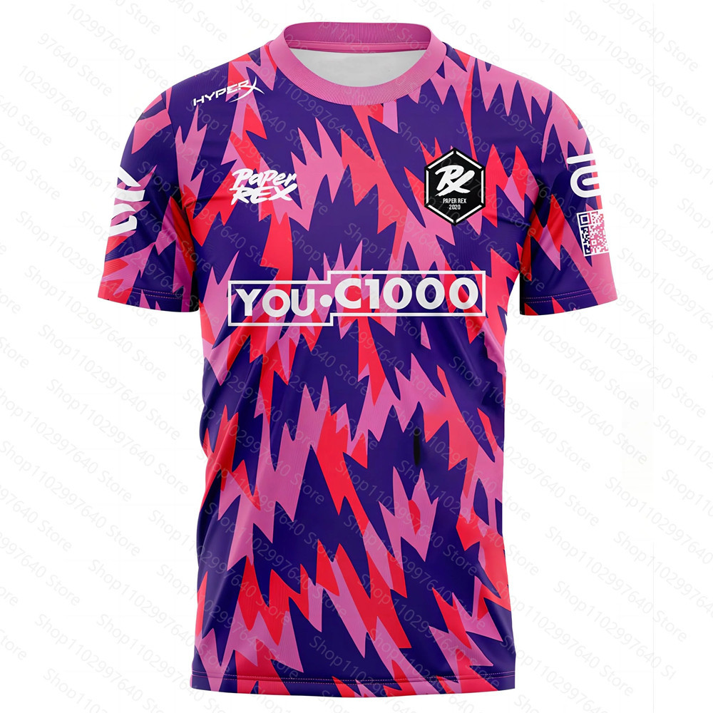 PRX Official Match Jersey 2024/25. Papier Rex Uniform Esports VALORANT Tshirt 3D Printed Full Heat Sublimation Men's Free Tops,2024 Latest Unisex PRX Official Match Jersey 2024/25. Papier Rex Uniform Esports VALORANT Tshirt 3D Printed Full Heat Sublimation Men's Free Tops,2024 Latest Unisex