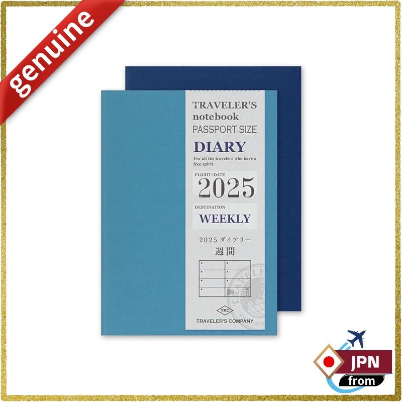 Traveler's Notebook Refill 2025 Passport Size Weekly 14485006 (Starts