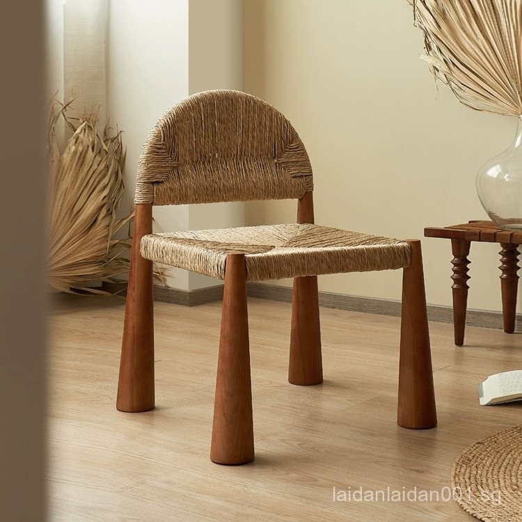 American Vintage Leisure Backrest Chair Simple Retro Chair Designer ...