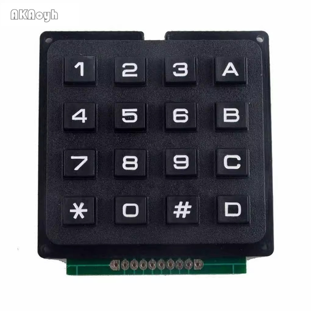 Microcontroller Keyboard Button Matrix 4 * 4 4X4A Keyboard 16 Button ...