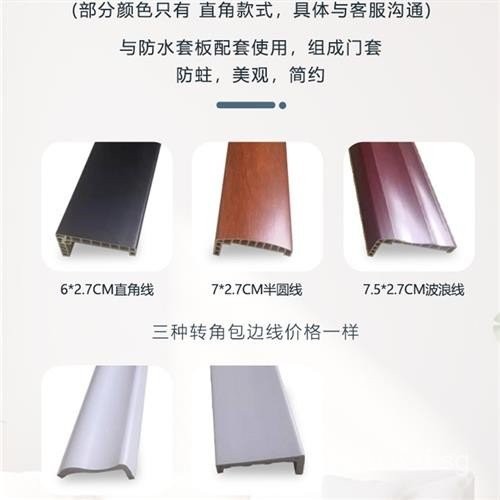 PVC Waterproof and Moth-Proof Door Set Bathroom Door Set Wrapping Line ...