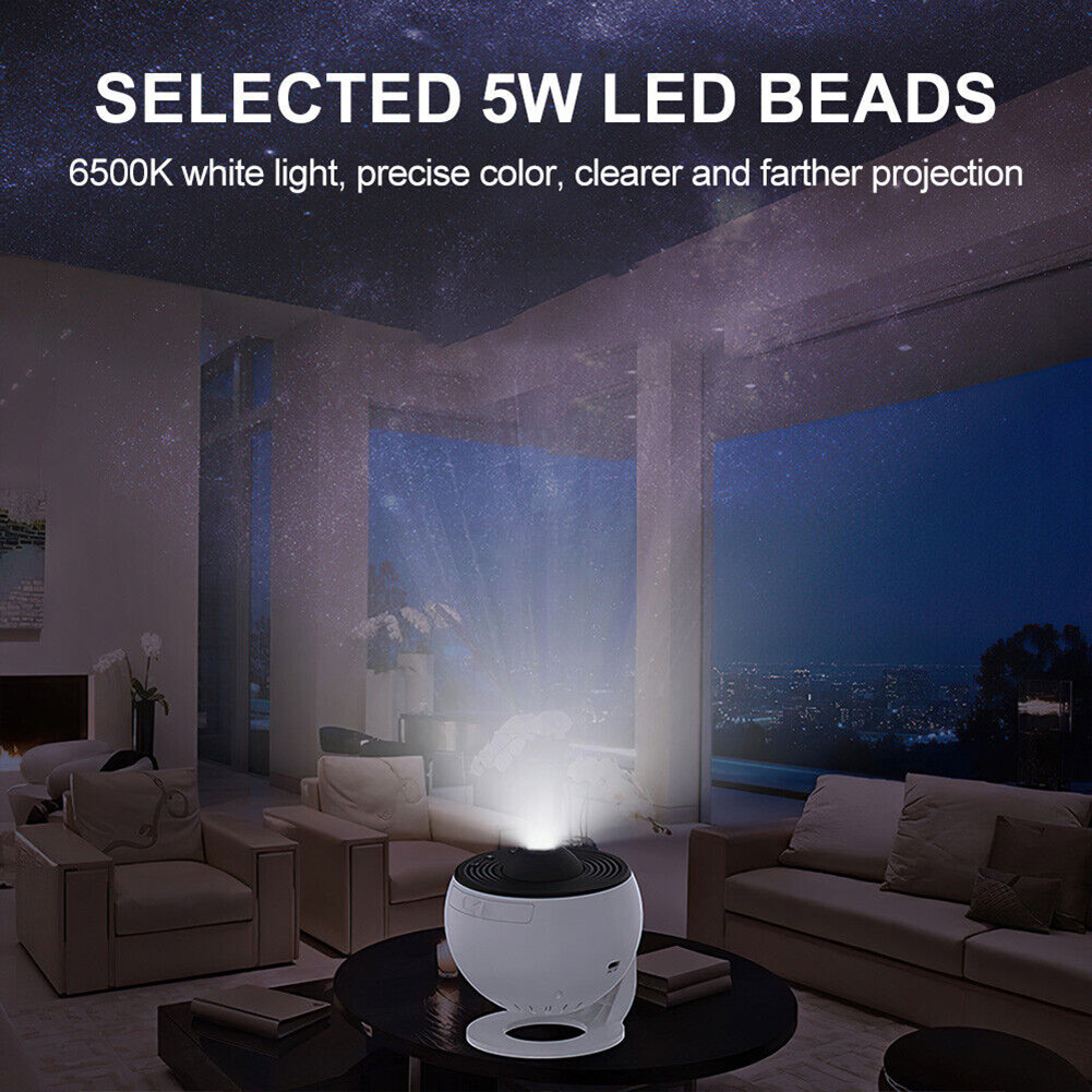 13 In 1 LED Galaxy Projector Star Projector Timing Starry Night Light ...