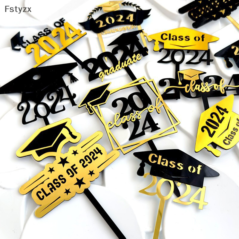 Cupcake-Topper Für Die Abschlussklasse 2025, Doppelseitige