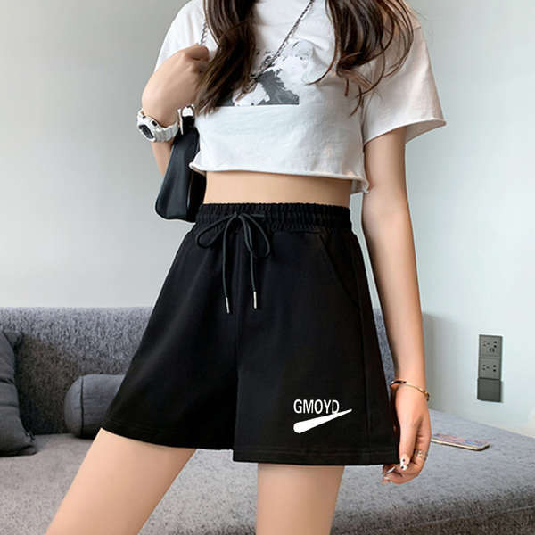 short elephant shorts Shorts female summer student high waist running ...