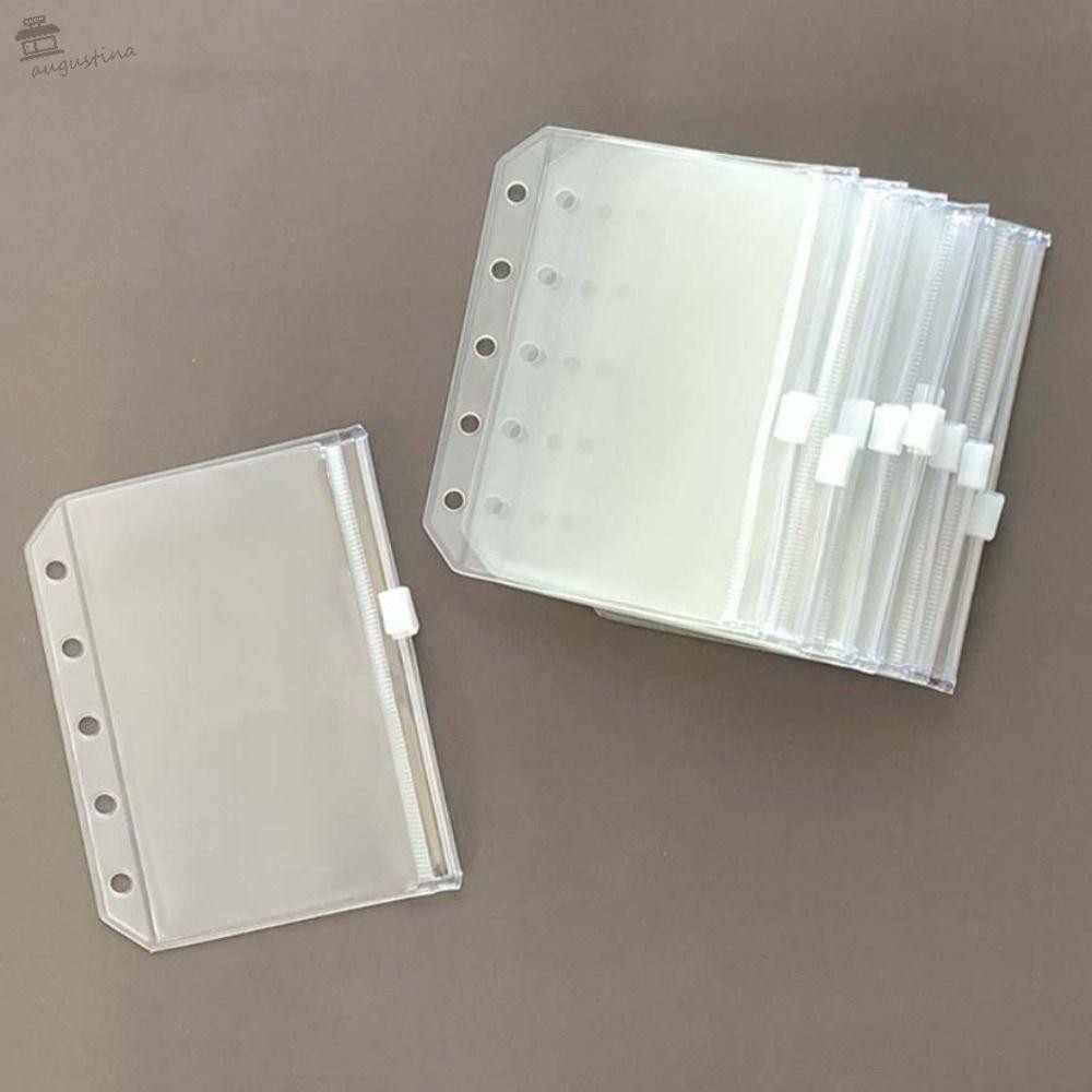 AUGUSTINA 10pcs Spiral Binder Divider Page Separator, M5 5 Holes Refill ...