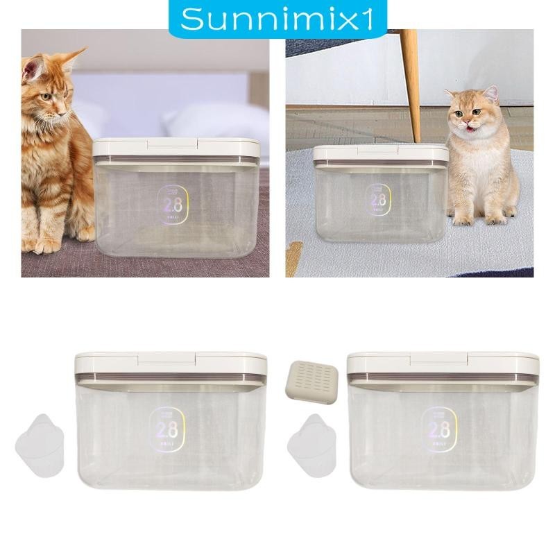 [Sunnimix1] Dog Cat Food Storage Container Drying Food Box Bucket Box ...