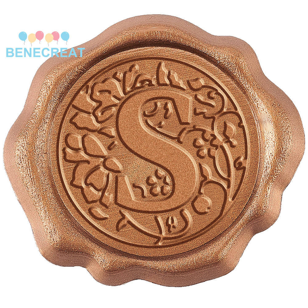 BENECREAT 1Box Adhesive Wax Seal Stickers For Envelope Seal Alphabet ...