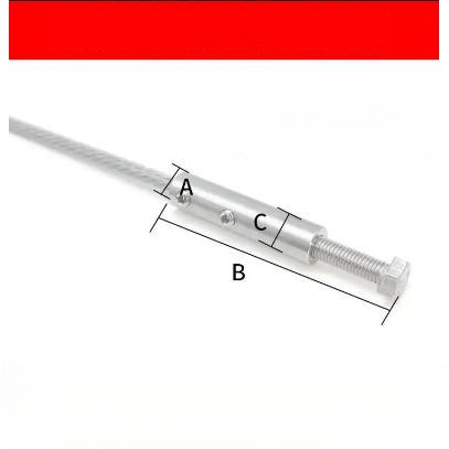 304 Lock Heads Wire Rope Connectors Hold The End Of The Rail Barrier ...