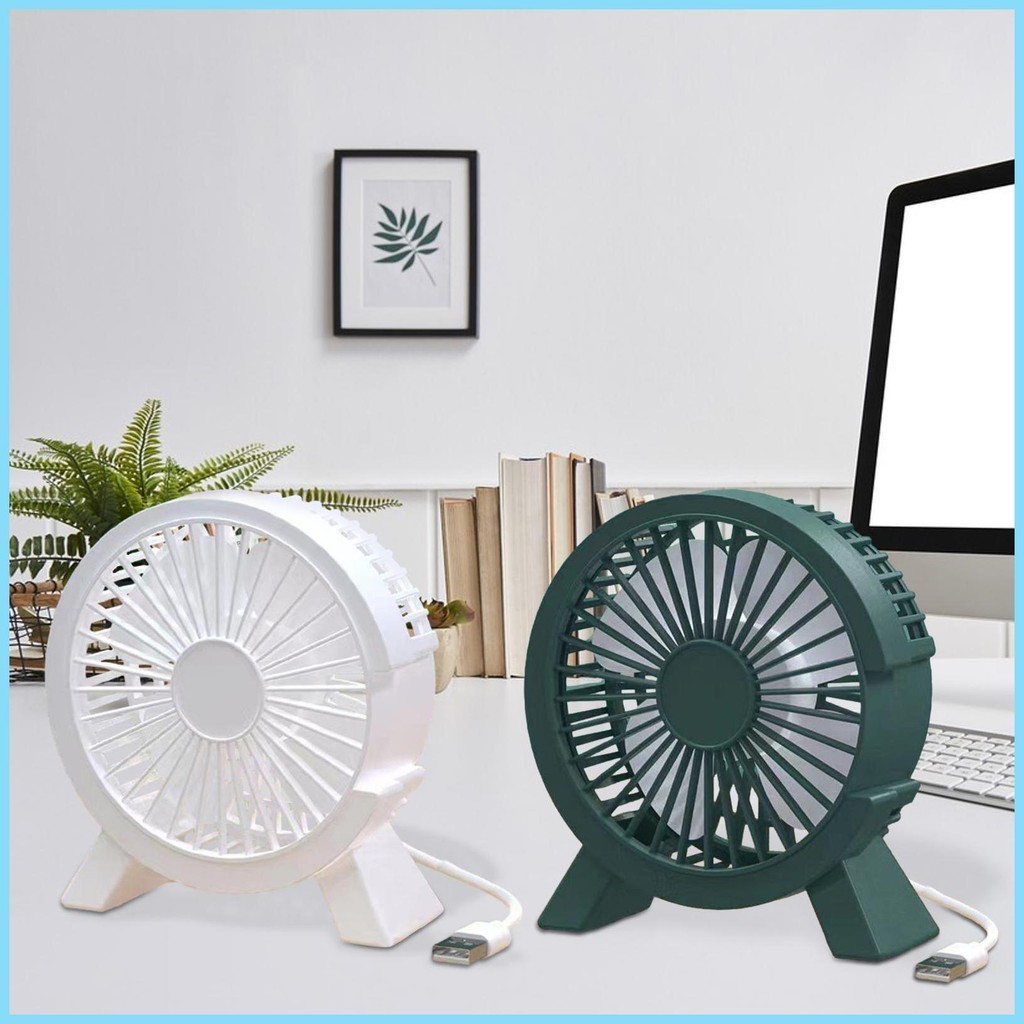 USB Fans Cooling Portable Mute Mini Fans Rechargeable USB Powered Fan ...