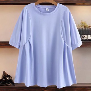 Middle-aged Fat Mother Plus Size t-Shirt Women Spring Western Style Top ...