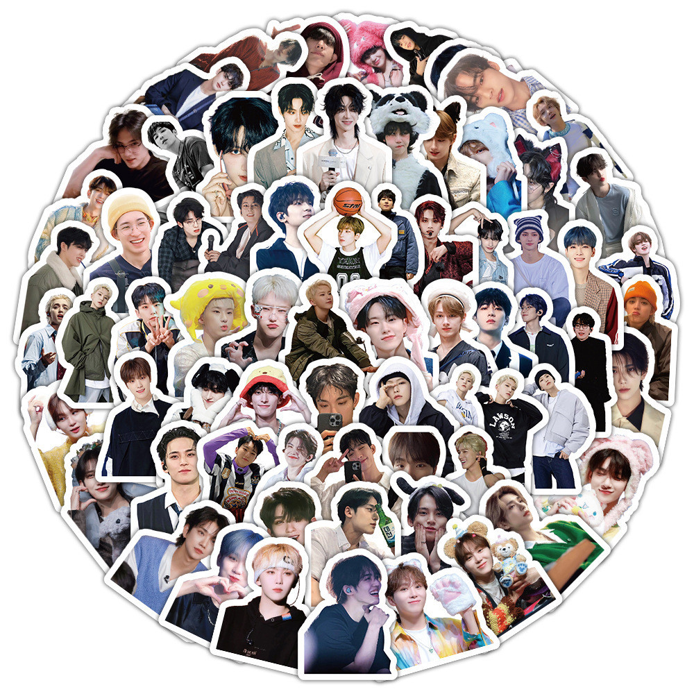 100PCS Korean Handsome Boy Band Seventeen Graffiti Stickers for Helmet ...