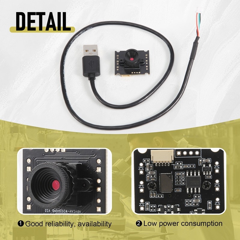 USB Camera Module OV9726 CMOS 1MP 50 Degree Lens USB IP Camera Module ...