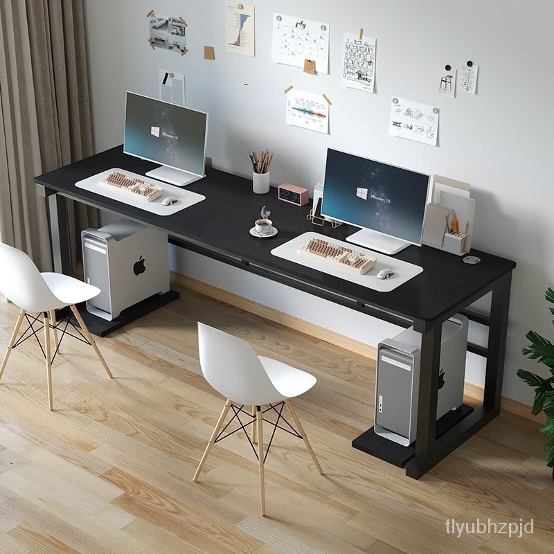 Computer Desk Double Desk Student Office Furniture Workbench Simple ...
