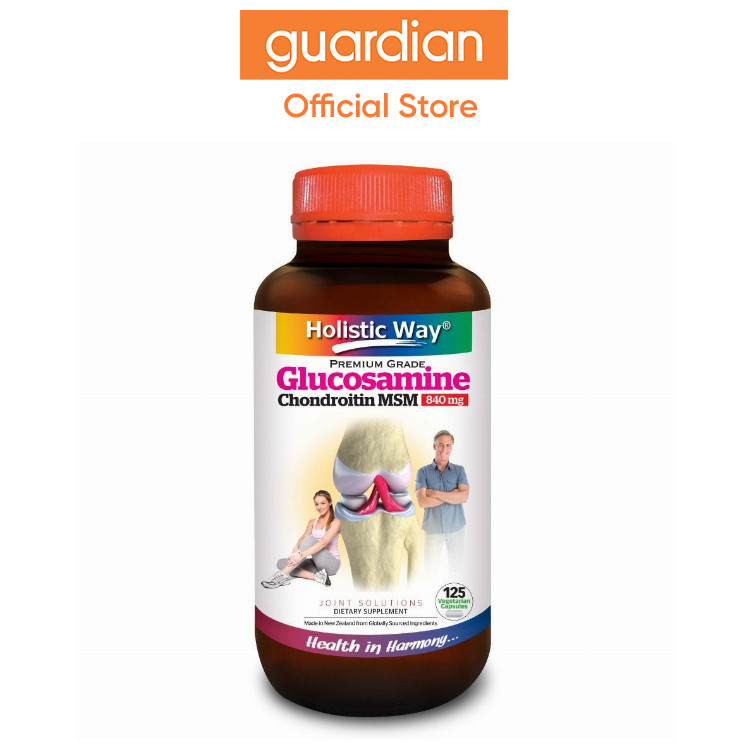 Holistic Way Glucosamine Chondroitin MSM 840mg | Shopee Singapore