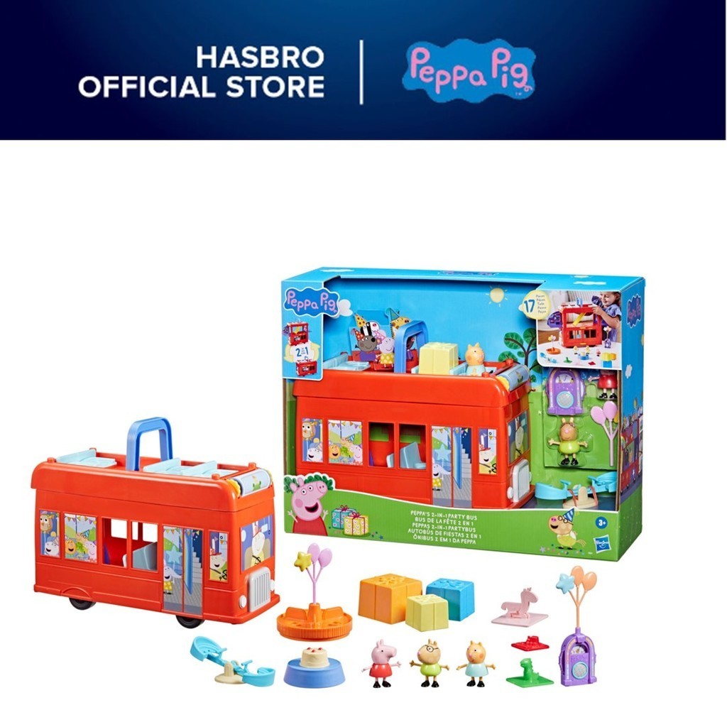 Pig Party Bus Toy Autobus Peppa Pig Juguete Peppa Pig Bus Game