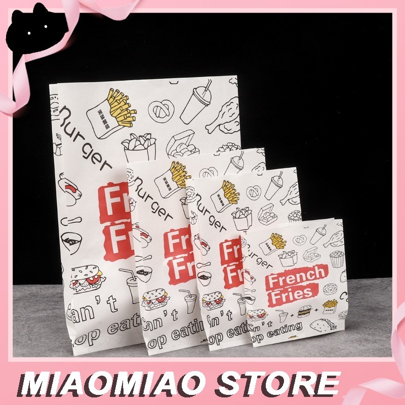 100pc Sandwich Food Wax Paper Greaseproof Paper Wrapper Pancake Fried ...