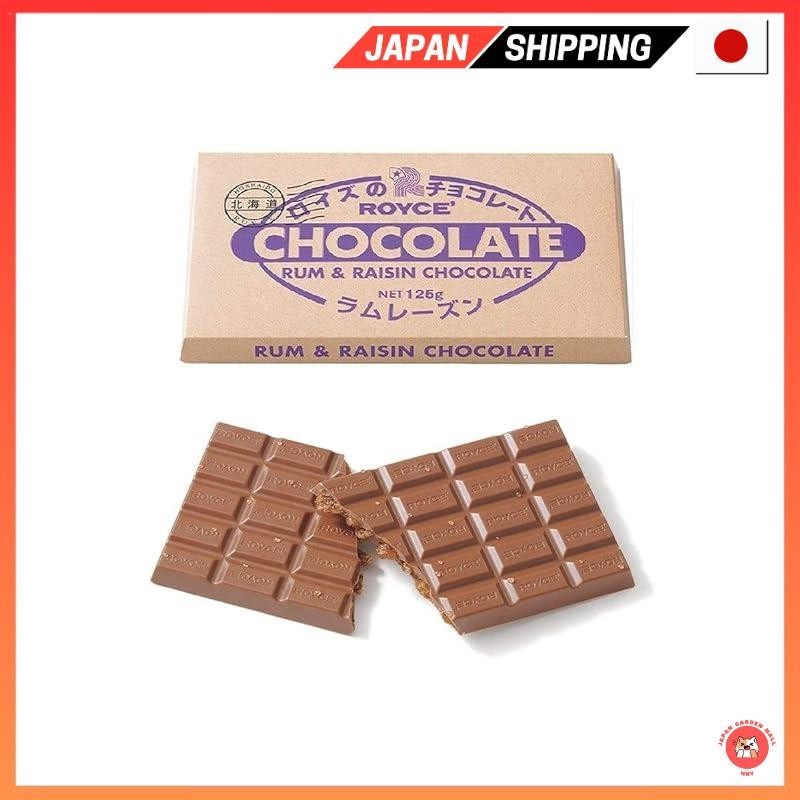 【Direct from Japan】ROYCE' Chocolate Bar Rum Raisin 125g (x1) | Shopee ...