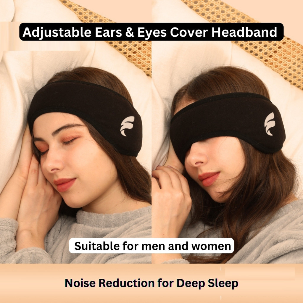 Eye Mask Noise Cancelling Headband For Sleeping Noise Cancellation