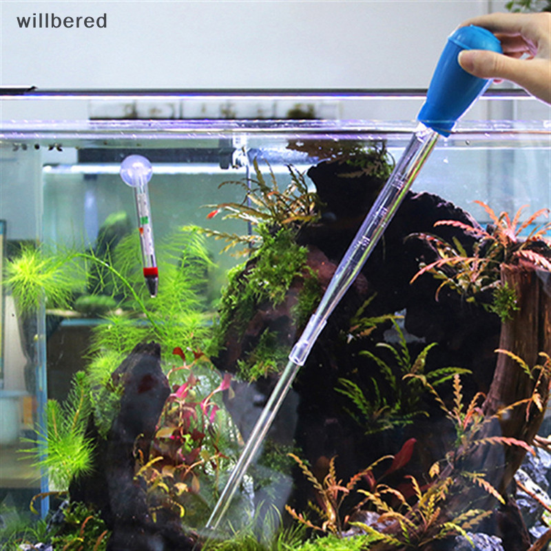 willbered Lengthen Pipettes Aquarium siphon fish tank vacuum cleaner Simple cleaning tool for aquarium water changer 29cm 45cm 30ml 50ml new Shopee Singapore