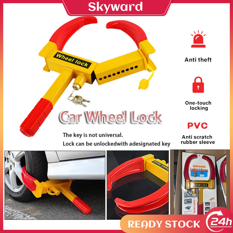 Car Wheel Lock Anti-Theft Tyre Car Clamp Padlock of Tyre Clamp Lock ...
