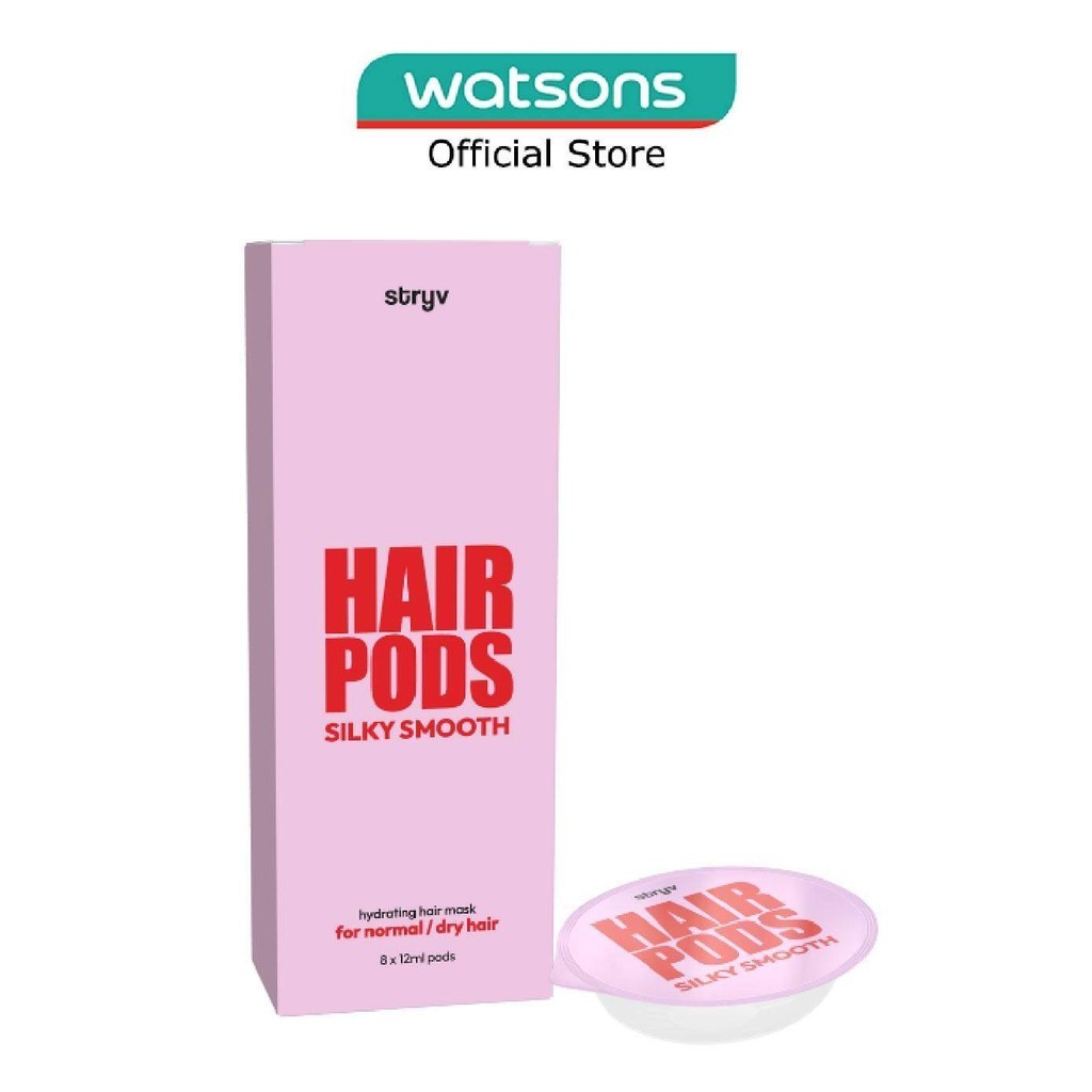 STRYV Hair Pod Hydrating Hair Mask Silky Smooth (Suitable for Normal to ...